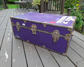 Lot 150: Purple Storage Trunk