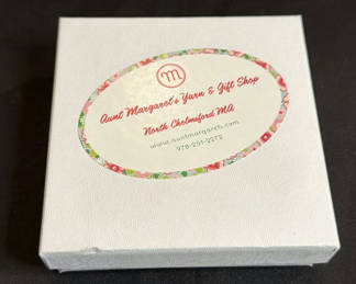 Lot 184: Silver-Tone Ball Accent Bangle Bracelet w/ Original Box