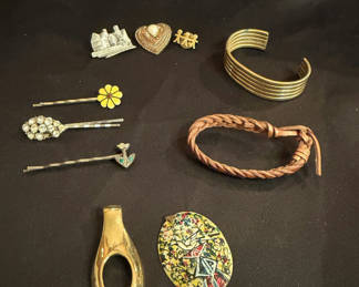 Lot 182: Assorted Costume Jewelry and Accessories