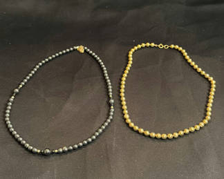 Lot 176: Two Beaded Necklaces