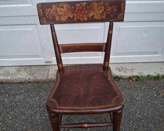 Lot 198: Wooden Decorative Side Chair