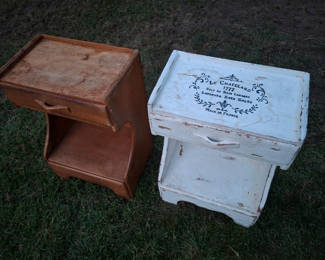 Lot 197: Set of 2 Unique Nightstands