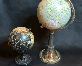Lot 111: Two Decorative Globe Models