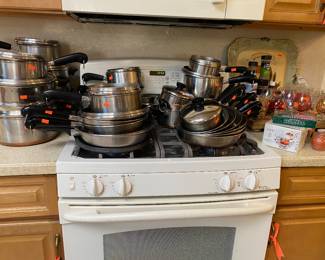 Revere Ware Copper clad Cookware in Very Good Condition