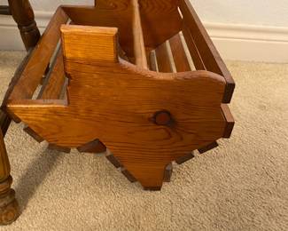 Texas Magazine Rack