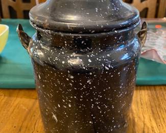 Vintage Granite Ware Milk Pail