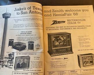 Vintage Hemisfair Magazine with Joskes Ads