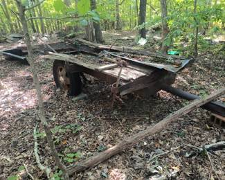 Large farm trailer