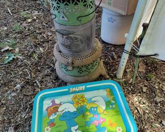 Smurf TV tray