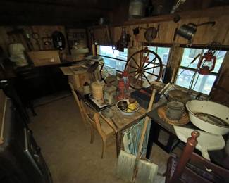 Primitive farm table
