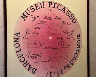 1975 Museu Picasso Exhibition Poster