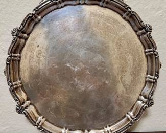 Egyptian Silver Serving Tray