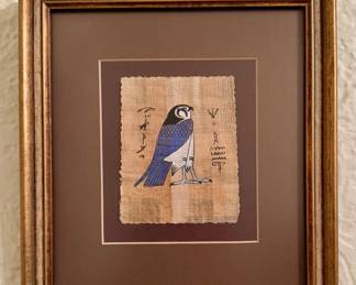 "Falcon" Egyptian Papyrus Artwork