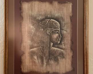 Hand Painted Egyptian Papyrus