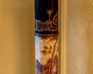 Hand Painted Porcelain Pedestal