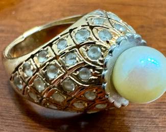 14K Pearl Ring