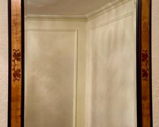 Marquetry Inlaid Mirror
