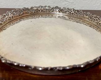 Egyptian Silver Serving Tray
