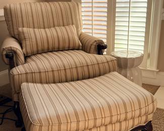 Thomasville Chair & Ottoman