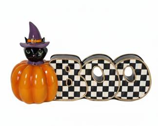 MacKenzie-Childs BOO Halloween Decoration