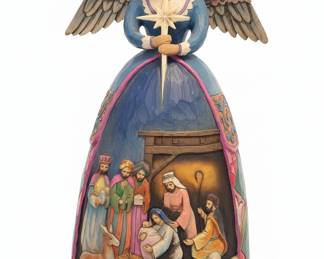 Jim Shore Heartwood Creek 'A Star Shall Guide Us' Nativity Angel Figurine