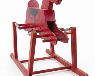 Vintage 1940s-1950s 'The Wonder Horse' Wooden Spring Rocking Horse