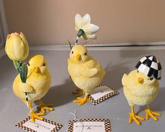 MacKenzie-Childs Spring Fling Chicks, Set of 3