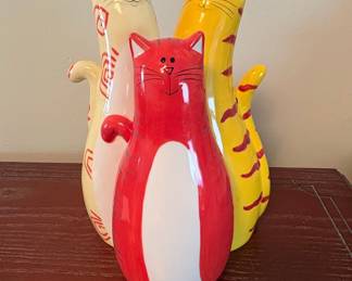 Rosina Wachtmeister Cat Figurine Trio