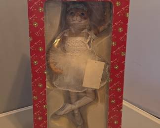 Dillard's Trimmings Ballerina Cat Ornament