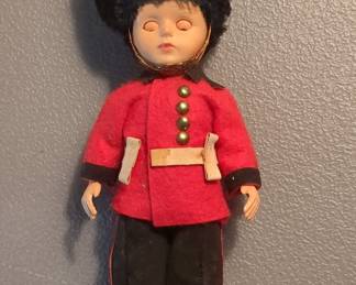 Vintage British Royal Guard Soldier Doll