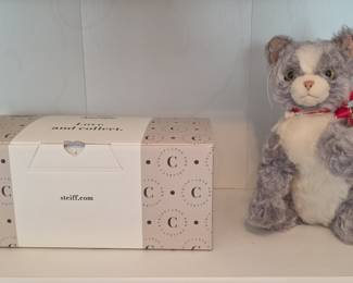 Steiff Plush Cat with Original Box