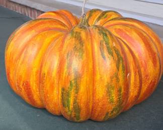 Large Decorative Resin Pumpkin