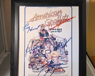 American Graffiti Limited Edition Signed Poster