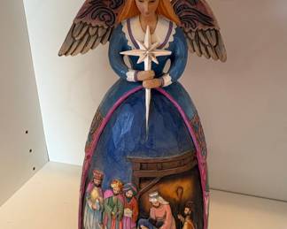 Jim Shore Heartwood Creek 'A Star Shall Guide Us' Nativity Angel