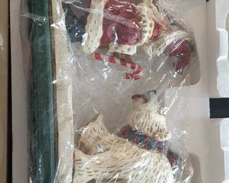 David Frykman Santa and Polar Bear Figurine Set