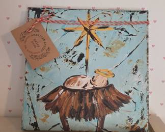 Haley Bush for Kirkland's Nativity Canvas Art