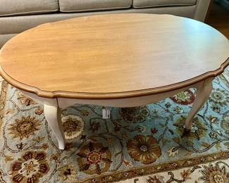 Vintage Ethan Allen French Country Coffee Table 