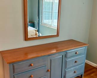 Ethan Allen Dresser and mirror 