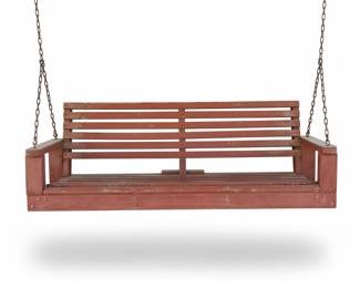 Vintage Wooden Porch Swing