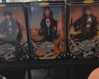 Set of Three Harley-Davidson Barbie Dolls (Second in a Series)