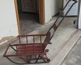 Vintage Convertible Child's Sled Stroller