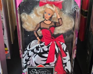 Mattel Night Dazzle Barbie and 35th Anniversary Barbie