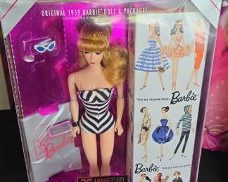 Mattel Night Dazzle Barbie and 35th Anniversary Barbie