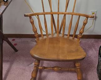 Mid-Century Nichols & Stone Windsor Rocking Chair