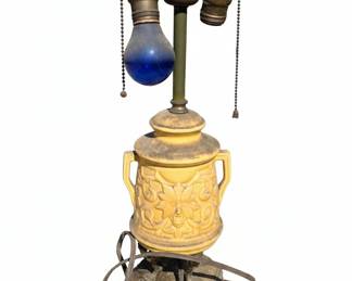 Vintage Ceramic Urn-Style Table Lamp