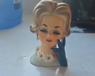 Vintage Napcoware Lady Head Vase (C6427)