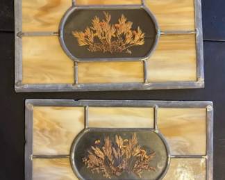 Stained glass inserts