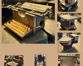 Vintage miniature collectable diecast pencil sharpeners