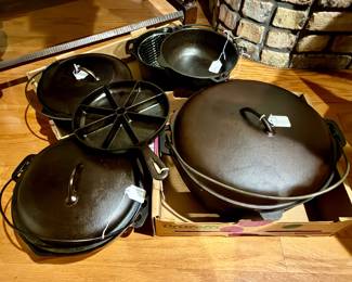 Lots of Black Iron Cookware - great condition