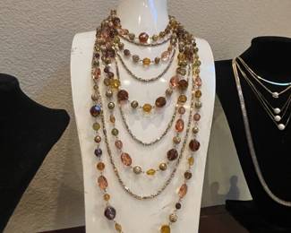LOTS OF QUALITY COSTUME JEWELRY AT THIS ONE 